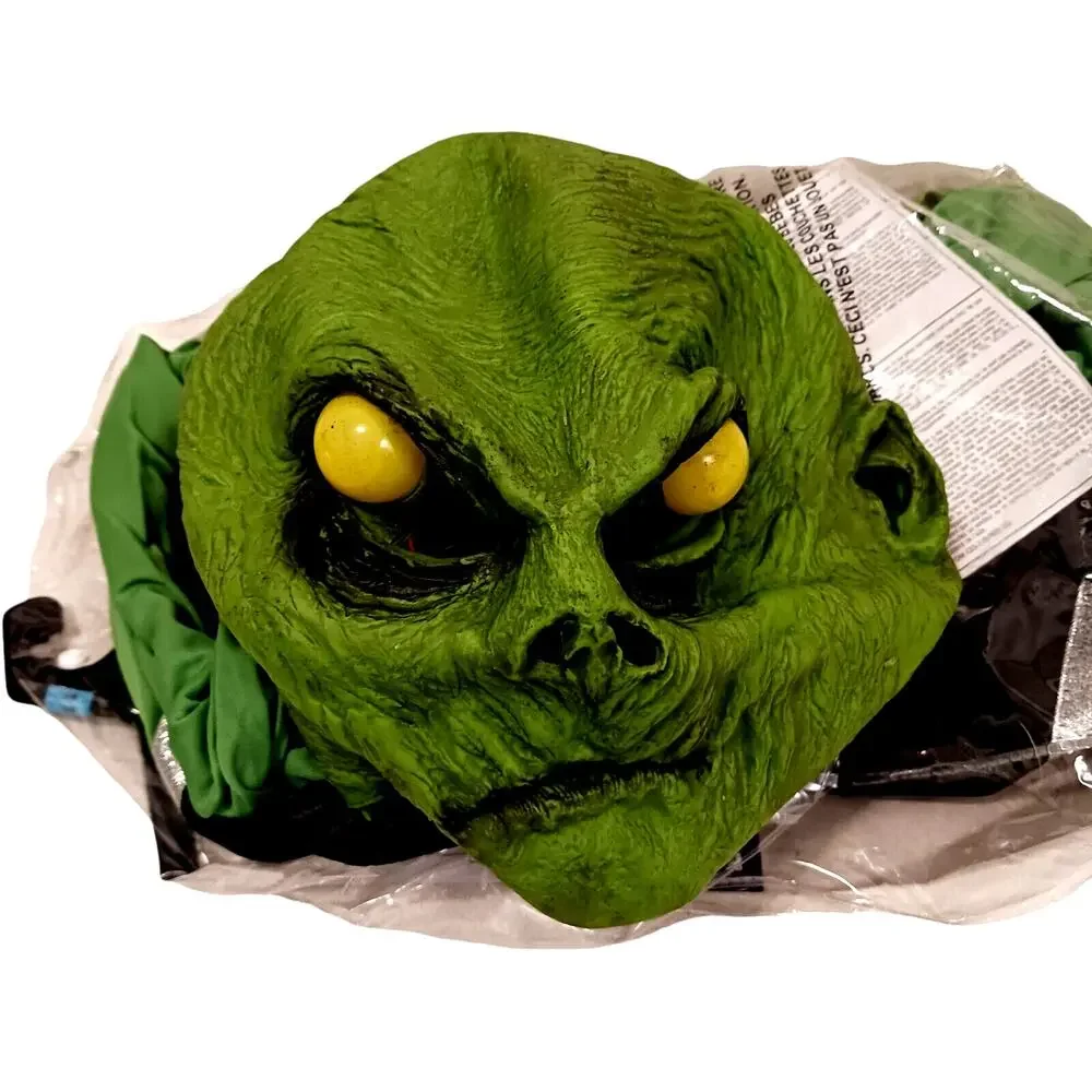 Alien‎ Costume CHILD Sz L 12-14 LIGHTS UP Space Creature w Batteries Halloween